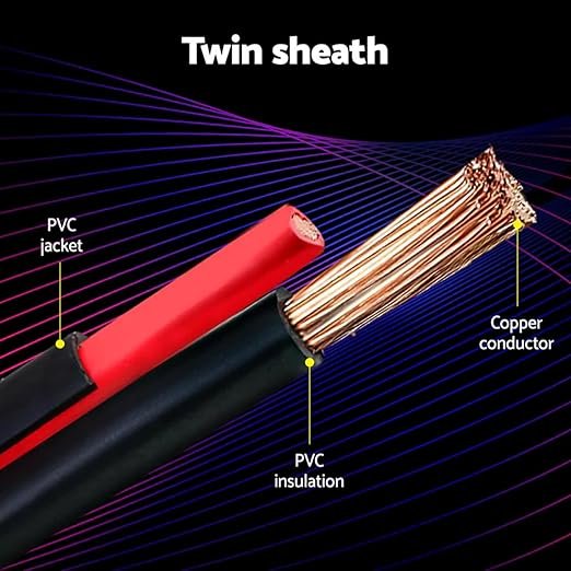 2.5 mm 2 Core Copper Cable Wire for Home Office Industial Electrical Uses etc (Multicolor) Length - 5 Meter Get Best Price