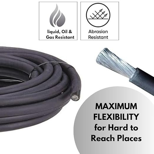 5 Meter Aluminium Welding Cable – Heavy Duty Flexible Welding Wire Durable Construction & Efficient Power Transfer Best Price
