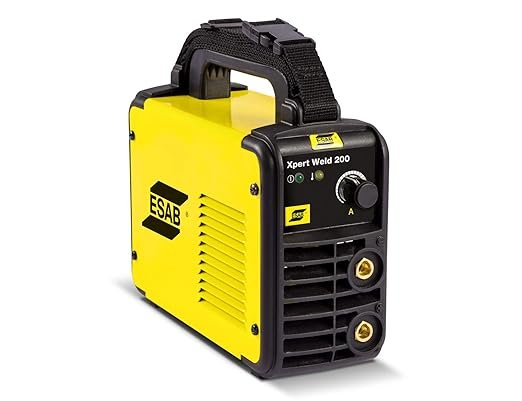 ESAB Xpert Weld 200 ARC Welding Machine – IGBT Inverter Based Single Phase Compact Welder with Hot Start & Anti-Stick Function Stable Arc Performance for Professional & Industrial Applications