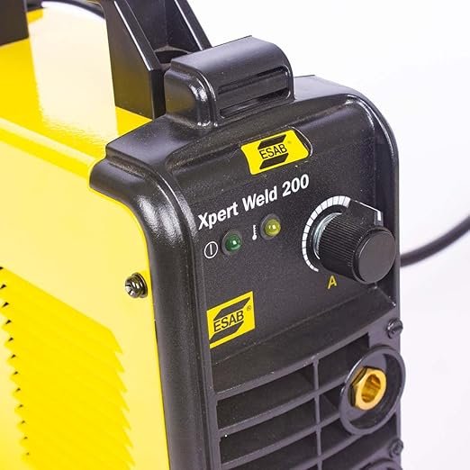 ESAB Xpert Weld 200 ARC Welding Machine – IGBT Inverter Based Single Phase Compact Welder with Hot Start & Anti-Stick Function Stable Arc Performance for Professional & Industrial Applications