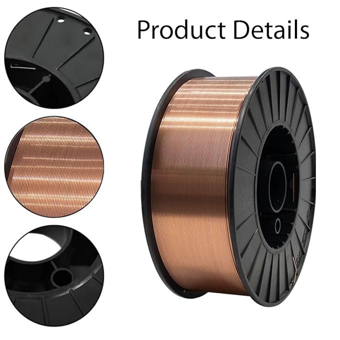 MIG Welding Wire 0.8mm 5Kg – Copper Coated Mild Steel Wire for Welding Machines Low Spatter Stable Arc & Excellent Performance Buy NowMIG Welding Wire 0.8mm 5Kg – Copper Coated Mild Steel Wire for Welding Machines Low Spatter Stable Arc & Excellent Performance Buy Now