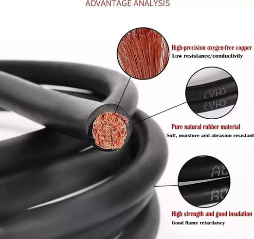 Copper Welding Cable 10 Meter Roll Durable Flexible & High Conductivity Welding Cable for Arc MIG & TIG Welding Heavy Duty Industrial Grade Get Best Price - Image 5