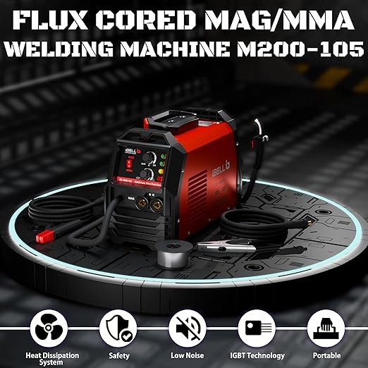 iBELL IBL M220-76D Professional ARC Welding Machine – 220A IGBT Inverter Welder with Adjustable Welding Controls & Enhanced Safety Features Get Best Deal
