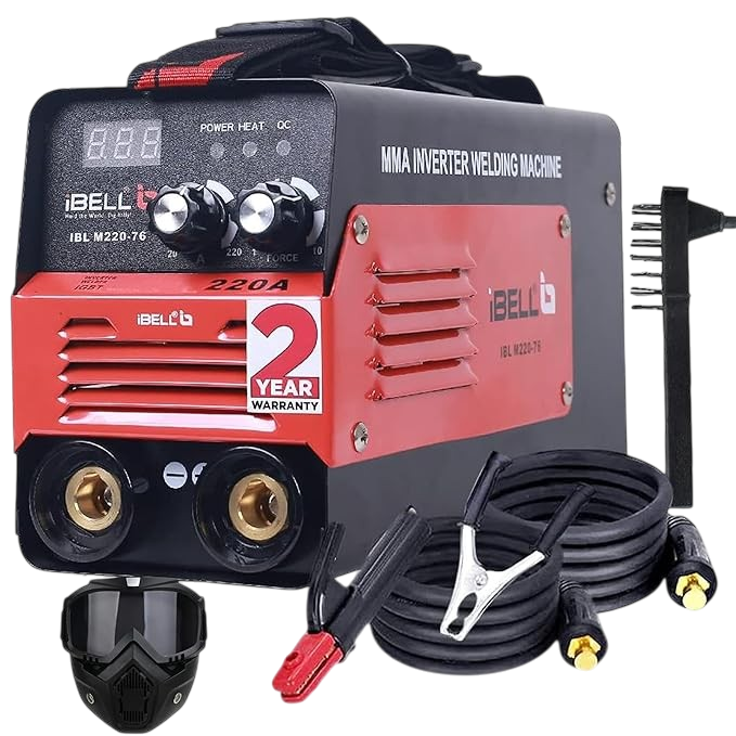 iBELL M220-76 ARC Welding Machine – 220A IGBT Inverter Welder with Adjustable Arc Force Hot Start & Anti-Stick Technology Best Price Online